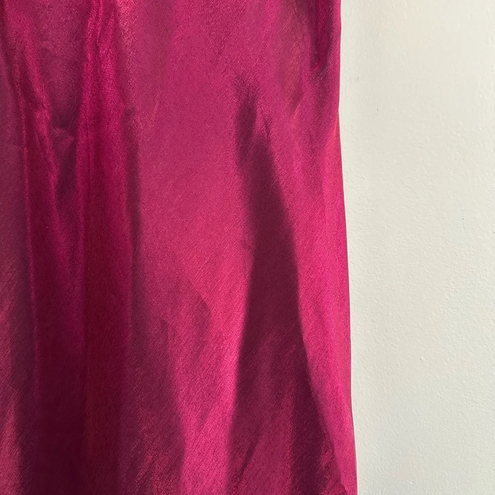 Betsy & Adam Deep Red Evening‎ Dress